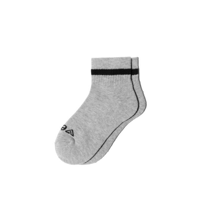 kids_mid_crew_socks_vessi_uk_grey.png Kids Mid Crew Socks Vessi Uk Grey - Image 1