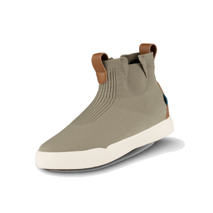 womens_weekend_chelsea_vessi_uk_olive_green_on_off_white.png Women's Weekend Chelsea Vessi Uk Olive Green On Off White - Image 1