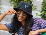 Vessi Uk Bucket Hat Purple On White - Image 2